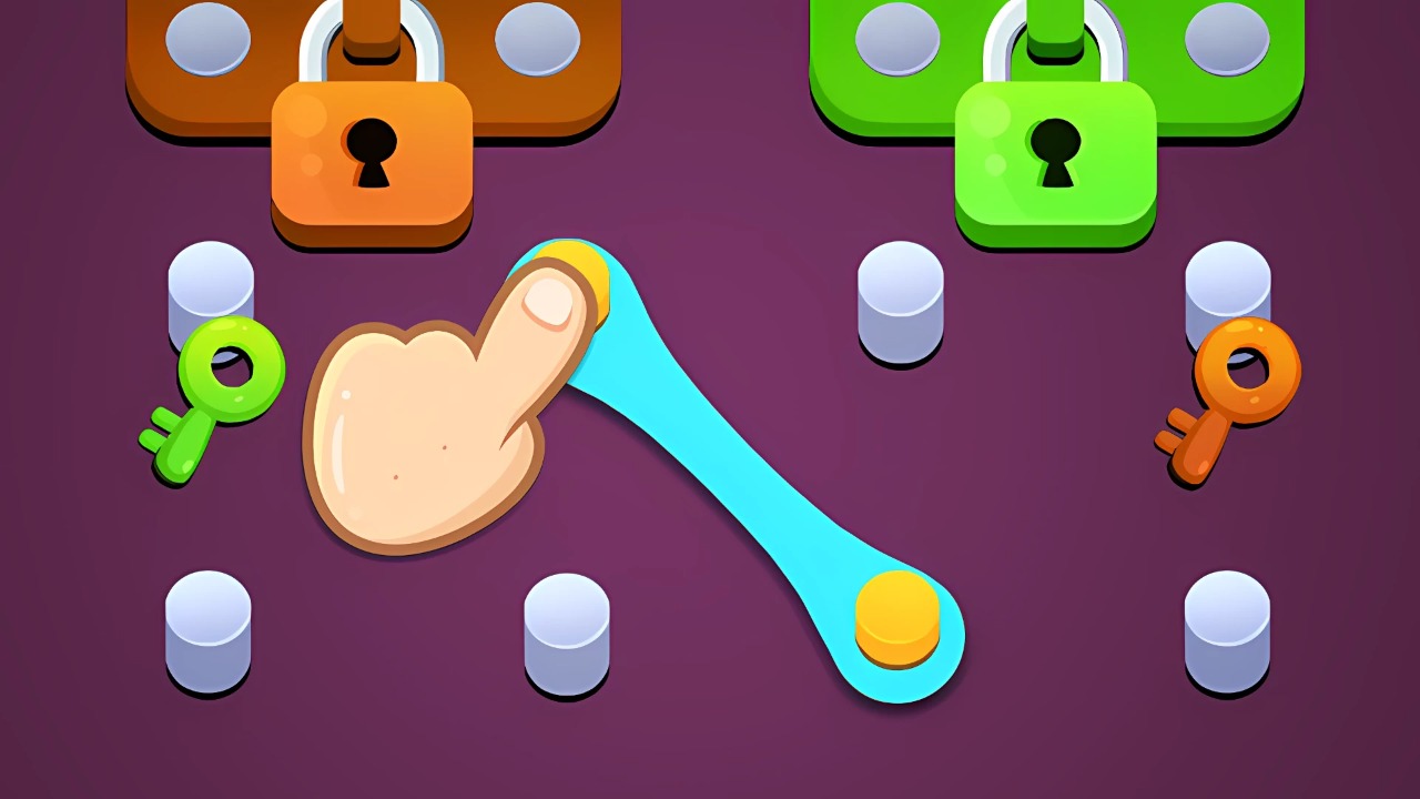Move the rubber bands: Logic puzzle
